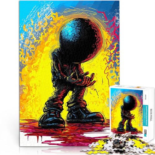 1000-teiliges Teenager-Puzzle Quizspiel Verloren im Abgrund – Surreale expressionistische Kunst Verbessern Sie das Gedächtnis75x50cm 1000-teiliges Teenager-Puzzle Quizspiel Verloren im Abgrund – Surreale expressionistische Kunst Verbessern Sie das Gedächtnis75x50cm von AITEXI