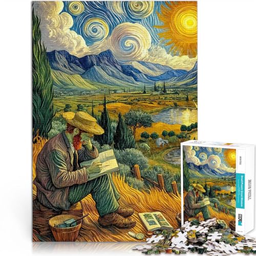 1000-teiliges Teenager-Puzzle Spielzeug Lernspiele Stressabbau Sternennacht-Inspiration Lernspiel für Geburtstag, Weihnachten75x50cm 1000-teiliges Teenager-Puzzle Spielzeug Lernspiele Stressabbau Sternennacht-Inspiration Lernspiel für Geburtstag, Weihnachten75x50cm von AITEXI