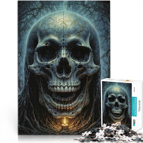 1000-teiliges Teenager-Puzzle Stressabbau – Staycation – Zeit totschlagen Höllenschädel mit passendem Poster und Quizblatt75x50cm 1000-teiliges Teenager-Puzzle Stressabbau – Staycation – Zeit totschlagen Höllenschädel mit passendem Poster und Quizblatt75x50cm von AITEXI
