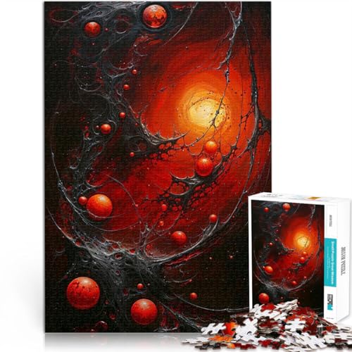 1000-teiliges Teenager-Puzzle Trainieren Sie Ihr Gehirn und Ihre Hände Planetarisches Netz Geburtstagsgeschenk, Geschenke70x100cm von AITEXI
