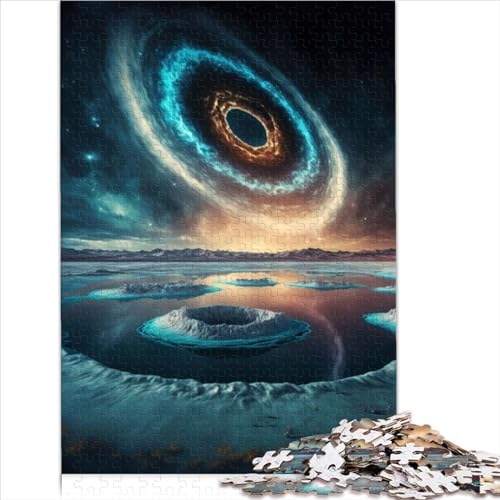 300-teiliges Puzzle, Farben des Weltraumplaneten, Puzzle für Erwachsene, Geschenke, Holzpuzzle für Erwachsene, Lernspiel, Herausforderungsspielzeug (40 x 28 cm) von AITEXI