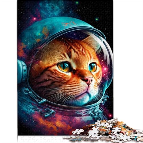A Cat's Adventure, großes Puzzle, 1000 Teile, Holzpuzzle für Erwachsene, Kinder ab 12 Jahren, Lernspielzeug, Familienspiele, 1000 Teile (50 x 75 cm) von AITEXI