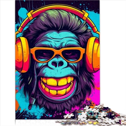 AFFE Dj Musikspiel Geschenk Puzzle 1000 Teile Puzzle für Erwachsene Papppuzzles für Kinder ab 12 Jahren Entspannungspuzzlespiele-Brain Teaser Puzzle 1000 Teile (26 x 38 cm) von AITEXI
