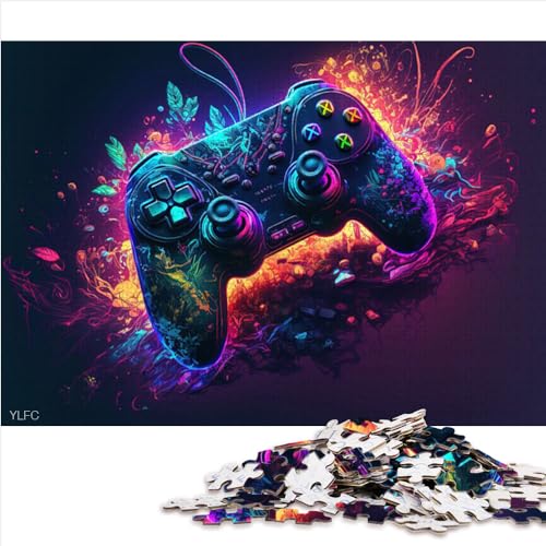 AITEXI Puzzle für Erwachsene, 1000-teiliges Holzpuzzle, Gaming-Neonkunst, Mittelstufe, 50 x 75 cm, ab 12 Jahren AITEXI Puzzle für Erwachsene, 1000-teiliges Holzpuzzle, Gaming-Neonkunst, Mittelstufe, 50 x 75 cm, ab 12 Jahren von AITEXI