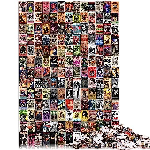 AITEXI Vintage Puzzle 1000 Teile Karton Puzzle Spiel Spielzeug für Erwachsene Familienpuzzles Geschenk 26 x 38 cm von AITEXI