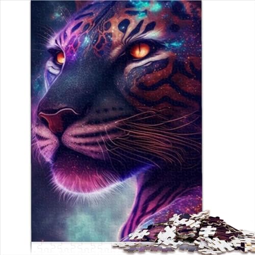 Adults Jigsaw Puzzle Leopard Jigsaw Puzzle for Adults Premium Recycled Board for Toddler Children Boys Girls Unique Birthday and 1000pcs（26x38cm） von AITEXI
