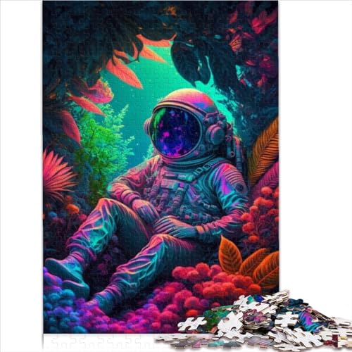 Astronauten-Puzzles für Erwachsene, 1000-teilige Puzzles für Erwachsene und Kinder, tolles Geschenk für Erwachsene | Spiele Puzzles für 12-Jährige (50x75cm) von AITEXI