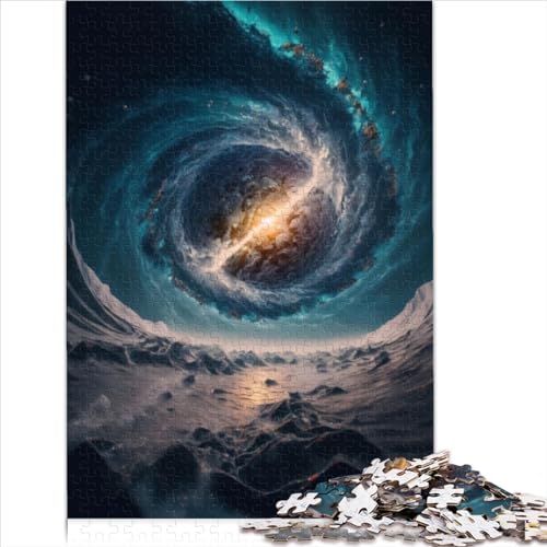 Black Hole Ocean Vortex Jigsaw Puzzles for Adults Kids Puzzle for Adults and Children300 Pieces Wooden Jigsaw Puzzles for Adults Educational Game Challenge Toy Educational Toys (40x28cm) von AITEXI