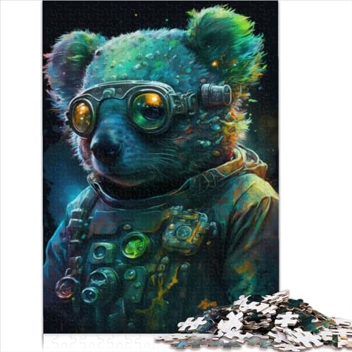 Chunky Puzzle 1000 Piece Jigsaw Puzzles for Adult Koala 100% Recycled Cardboard Adult Puzzle Game Home Art Decor Birthday Gift for Adults Boys Girls 1000pcs（26x38cm） von AITEXI