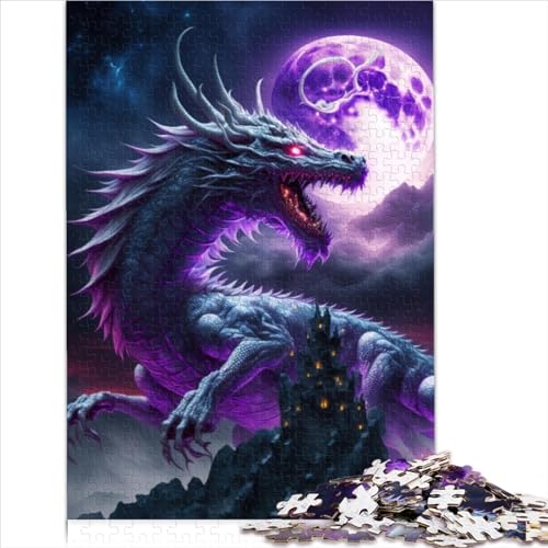 Dragon Jigsaw Puzzle for Adults 1000 Piece Jigsaw Puzzles for Adult Kids Premium Recycled Board for Toddler Children Boys Girls Brain Teaser Puzzle 1000pcs（26x38cm） von AITEXI