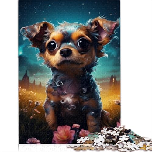 Galaxy Chihuahua Puzzle für Erwachsene, 1000 Teile, Puzzle für Erwachsene, Holzpuzzle für Kleinkinder, Kinder, Jungen und Mädchen, tolles Geschenk für Erwachsene, 1000 Teile (50 x 75 cm) von AITEXI