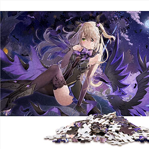 Genshin Impact Fischl 1000 Teile Puzzle für Erwachsene, Puzzles aus Holz mit passendem Poster und Quizblatt, 50 x 75 cm Genshin Impact Fischl 1000 Teile Puzzle für Erwachsene, Puzzles aus Holz mit passendem Poster und Quizblatt, 50 x 75 cm von AITEXI