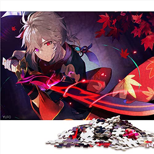 Genshin Impact Kaedehara Kazuha Puzzles für Erwachsene, 1000 Puzzlespielzeuge, Premium-Karton, präzises Zusammenstecken, tolle Geschenke für Weihnachten, 26 x 38 cm Genshin Impact Kaedehara Kazuha Puzzles für Erwachsene, 1000 Puzzlespielzeuge, Premium-Karton, präzises Zusammenstecken, tolle Geschenke für Weihnachten, 26 x 38 cm von AITEXI