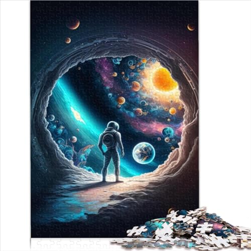 Jigsaw 1000 Pieces for Adults Astronaut Toys Puzzle Premium 100% Recycled Board Teens Kids 1000 Pieces Birthday Gift for Adults Boys Girls 1000pcs（26x38cm） von AITEXI