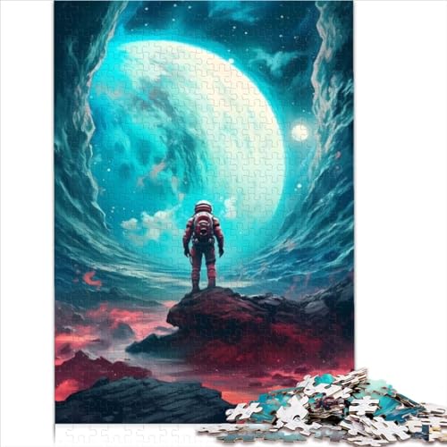 Jigsaw Puzzles for Adults Gifts Astronaut Planets Puzzles for Adults & Kids Wood Puzzle for Adults and Kids Age 10 and Up Family Game for Adults and Kids (40x28cm) von AITEXI