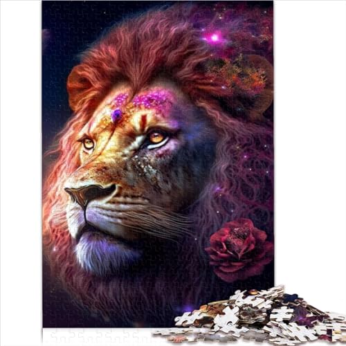 Jigsaw Puzzles for Puzzles 1000 Piece Lion Recycled Cardboard for Adults 1000 Pieces Puzzle Learning Educational Jigsaw Puzzle 1000pcs（26x38cm） von AITEXI