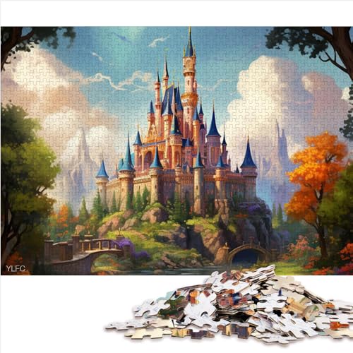 Jigsaws Puzzles 1000 Piece Puzzles for Adults Kids Scenic Majesty Puzzles for Adults Kids Wood Jigsaw Sustainable Puzzle for Adults | Games Unique Challenge Game （50x75cm） von AITEXI