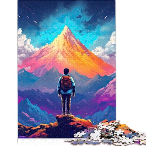 Looking at The Summit Jigsaw Puzzle for Kids 1000 Piece Puzzles for Adults Wooden Puzzles for Toddler Children Boys Girls Puzzles for Adults Teens 1000pcs（50x75cm） von AITEXI