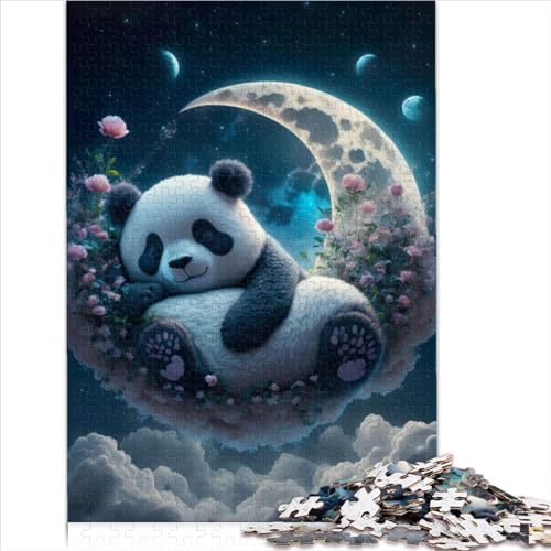 Lustige Puzzles, Puzzles für Erwachsene, 1000 Teile, Panda Slumber, Premium-Recyclingbrett für Erwachsene und Kinder, Lernspielzeug, Familienspiele, 1000 Teile (26 x 38 cm) von AITEXI