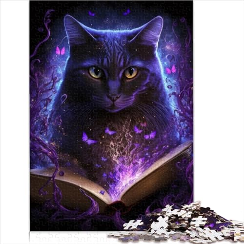 AITEXI Magische Katzenpuzzles, Recycelter Karton, 1000 Stück (26 x 38 cm), Ab 12 Jahren von AITEXI