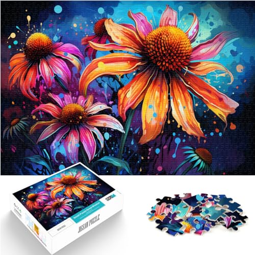 Puzzle, Lernspiele, schöne Sonnenblume, 300-teiliges Puzzle für Erwachsene, Holzpuzzle, Spielspielzeug für die Familie, Puzzlegeschenk (26 x 38 cm) von AITEXI