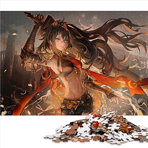 Puzzle 1000 Teile Genshin Impact Dehya Premium Familienpuzzle aus 100% recyceltem Brett für Kinder 10,27 x 14,96 Zoll von AITEXI