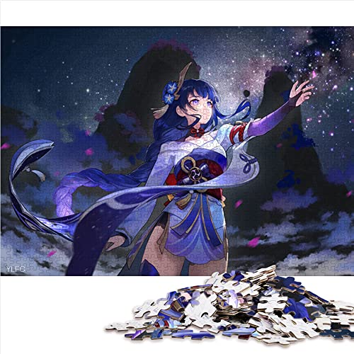 Puzzle 1000 Teile Genshin Impact Raiden Shogun Papppuzzles für anspruchsvolles Puzzlespiel und Familienspiel 26x38cm von AITEXI