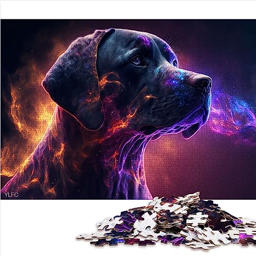 Puzzle 1000 Teile Labrador Premium Karton Präzises ineinandergreifendes anspruchsvolles Spiel 26x38cm von AITEXI