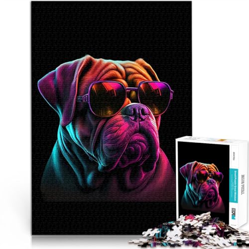 Puzzle 1000 Teile für Erwachsene Anspruchsvoll, Aber lustig und humorvoll Bordeauxdogge Tolle Geschenke und Spielzeuge38x26cm Puzzle 1000 Teile für Erwachsene Anspruchsvoll, Aber lustig und humorvoll Bordeauxdogge Tolle Geschenke und Spielzeuge38x26cm von AITEXI
