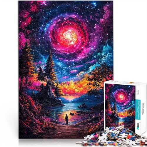 Puzzle 1000 Teile für Erwachsene Anspruchsvoll, Aber lustig und humorvoll Kosmische Landschaft Geeignet für die Schreibtischdekoration75x50cm Puzzle 1000 Teile für Erwachsene Anspruchsvoll, Aber lustig und humorvoll Kosmische Landschaft Geeignet für die Schreibtischdekoration75x50cm von AITEXI