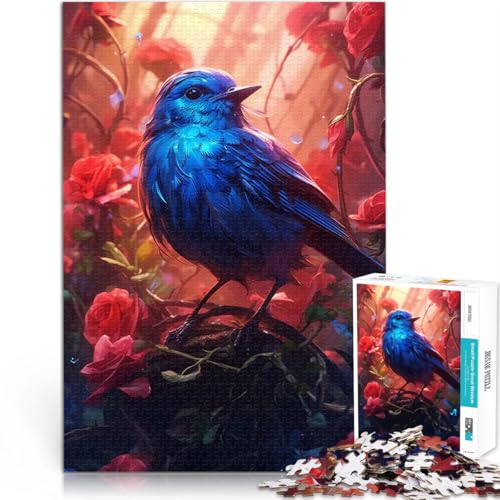 Puzzle 1000 Teile für Erwachsene Anspruchsvoll, Aber lustig und humorvoll Süßer Kleiner Blauer Vogel Eltern-Kind-Interaktion52x38cm Puzzle 1000 Teile für Erwachsene Anspruchsvoll, Aber lustig und humorvoll Süßer Kleiner Blauer Vogel Eltern-Kind-Interaktion52x38cm von AITEXI