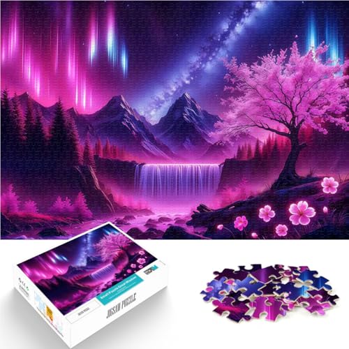 Puzzle 1000 Teile für Erwachsene Anspruchsvolles Spiel und Familienspaß Zauberhafte Wasserfalllandschaft Wichtelgeschenke38x26cm Puzzle 1000 Teile für Erwachsene Anspruchsvolles Spiel und Familienspaß Zauberhafte Wasserfalllandschaft Wichtelgeschenke38x26cm von AITEXI