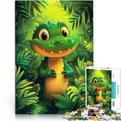 Puzzle 1000 Teile für Erwachsene Familienspiel für und Süßer Kleiner Alligator denn eignet ganze Familie52x38cm Puzzle 1000 Teile für Erwachsene Familienspiel für und Süßer Kleiner Alligator denn eignet ganze Familie52x38cm von AITEXI