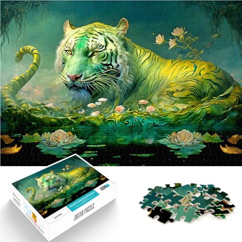Puzzle 1000 Teile für Erwachsene Gehirnintelligenz-Herausforderung süchtig machendes Spielzeug Tiger Heimdekoration Spielzeug52x38cm Puzzle 1000 Teile für Erwachsene Gehirnintelligenz-Herausforderung süchtig machendes Spielzeug Tiger Heimdekoration Spielzeug52x38cm von AITEXI