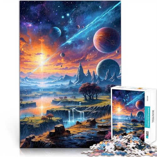 Puzzle 1000 Teile für Erwachsene Geschenke zum Suchbegriff: Herausfordernde Spiele Weltraumlandschaft EIN Kunstwerk38x26cm Puzzle 1000 Teile für Erwachsene Geschenke zum Suchbegriff: Herausfordernde Spiele Weltraumlandschaft EIN Kunstwerk38x26cm von AITEXI