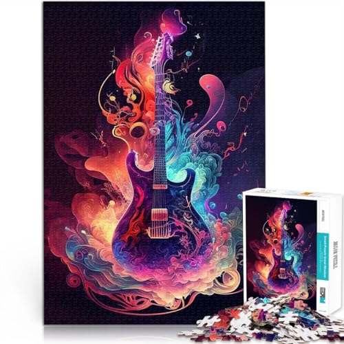 Puzzle 1000 Teile für Erwachsene Helfen Sie dem Gehirn, süchtig machende Spielzeuge zu trainieren, um Geduld zu entwickeln Gitarre tolles Geschenk38x26cm Puzzle 1000 Teile für Erwachsene Helfen Sie dem Gehirn, süchtig machende Spielzeuge zu trainieren, um Geduld zu entwickeln Gitarre tolles Geschenk38x26cm von AITEXI