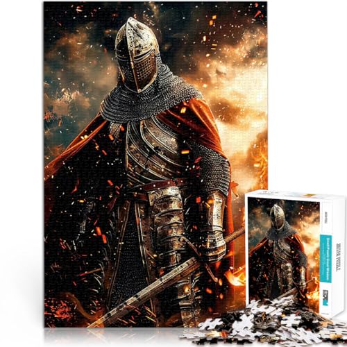 Puzzle 1000 Teile für Erwachsene Interessante Stressreduzierung Mystischer Inferno-Ritter Geburtstagsgeschenk, Geschenke75x50cm Puzzle 1000 Teile für Erwachsene Interessante Stressreduzierung Mystischer Inferno-Ritter Geburtstagsgeschenk, Geschenke75x50cm von AITEXI