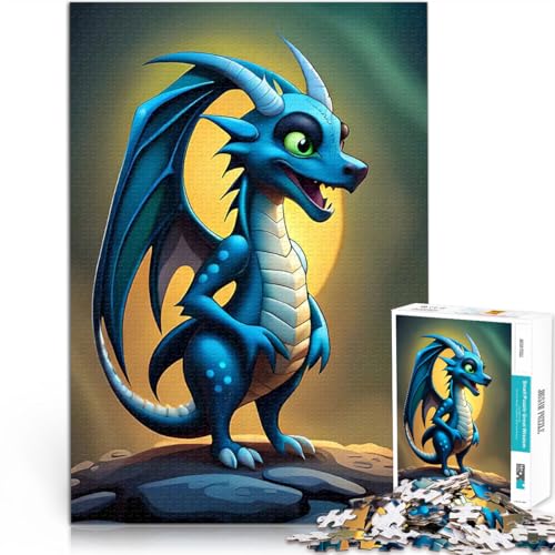 Puzzle 1000 Teile für Erwachsene Lernspielzeug für die ganze Familie Süßer Babydrache 3D Geburtstagsgeschenk, Geschenke75x50cm Puzzle 1000 Teile für Erwachsene Lernspielzeug für die ganze Familie Süßer Babydrache 3D Geburtstagsgeschenk, Geschenke75x50cm von AITEXI