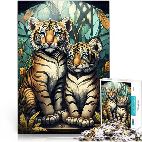 Puzzle 1000 Teile für Erwachsene Lernspielzeug für die ganze Familie Zauberwaldtiger Tolle Geschenke und Spielzeuge52x38cm Puzzle 1000 Teile für Erwachsene Lernspielzeug für die ganze Familie Zauberwaldtiger Tolle Geschenke und Spielzeuge52x38cm von AITEXI