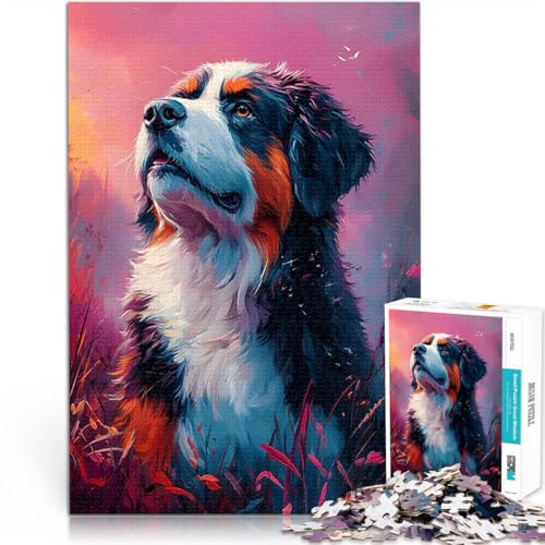 Puzzle 1000 Teile für Erwachsene Quizspiel Bernhardiner-Sennenhund-Porträt Jedes Stück ist einzigartig – Anspruchsvolles Familienspiel75x50cm Puzzle 1000 Teile für Erwachsene Quizspiel Bernhardiner-Sennenhund-Porträt Jedes Stück ist einzigartig – Anspruchsvolles Familienspiel75x50cm von AITEXI
