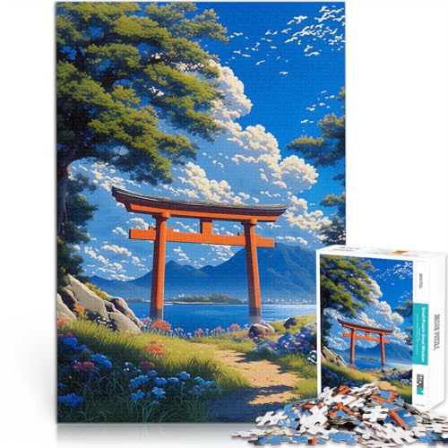 Puzzle 1000 Teile für Erwachsene Quizspiel Japanische Torii-Torlandschaft Lustige Aktivitäten für zu Hause, Geburtstagsgeschenk, Reisegeschenk,75x50cm Puzzle 1000 Teile für Erwachsene Quizspiel Japanische Torii-Torlandschaft Lustige Aktivitäten für zu Hause, Geburtstagsgeschenk, Reisegeschenk,75x50cm von AITEXI