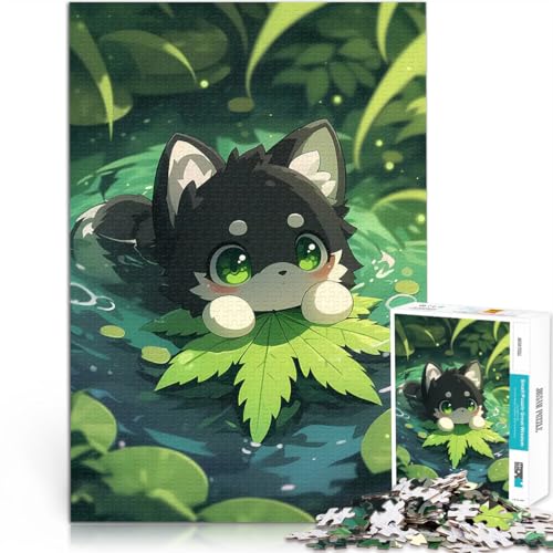 Puzzle 1000 Teile für Erwachsene Quizspiel Niedlicher Wolfsjunge im Teich Lustige Aktivitäten für zu Hause, Geburtstagsgeschenk, Reisegeschenk,38x26cm Puzzle 1000 Teile für Erwachsene Quizspiel Niedlicher Wolfsjunge im Teich Lustige Aktivitäten für zu Hause, Geburtstagsgeschenk, Reisegeschenk,38x26cm von AITEXI