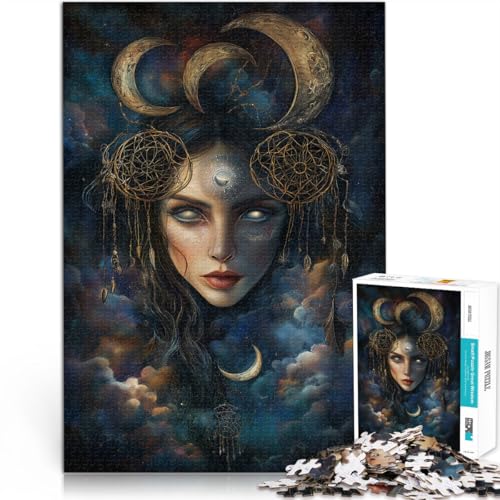 Puzzle 1000 Teile für Erwachsene Quizspiel Sternennacht-Magiehexe denn eignet ganze Familie38x26cm Puzzle 1000 Teile für Erwachsene Quizspiel Sternennacht-Magiehexe denn eignet ganze Familie38x26cm von AITEXI