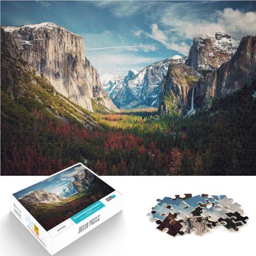 Puzzle 1000 Teile für Erwachsene Spiele Spielzeug Geschenk Yosemite Reise Natur eignet ganze Familie38x26cm Puzzle 1000 Teile für Erwachsene Spiele Spielzeug Geschenk Yosemite Reise Natur eignet ganze Familie38x26cm von AITEXI