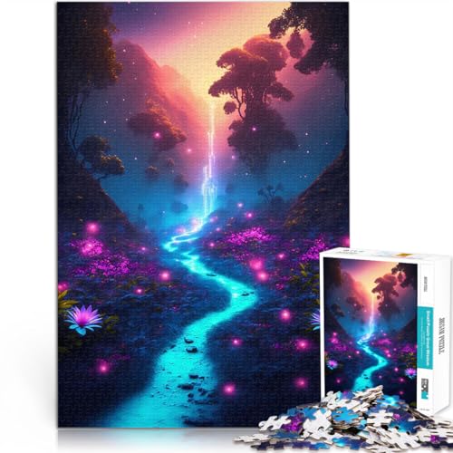 Puzzle 1000 Teile für Erwachsene Spielzeug Lernspiele Stressabbau Biolumineszenzlandschaft Geburtstagsgeschenk, Geschenke, Wandkunst75x50cm Puzzle 1000 Teile für Erwachsene Spielzeug Lernspiele Stressabbau Biolumineszenzlandschaft Geburtstagsgeschenk, Geschenke, Wandkunst75x50cm von AITEXI