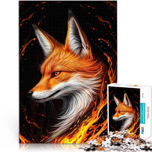 Puzzle 1000 Teile für Erwachsene Spielzeug Lernspiele Stressabbau Fantasy Kitsune Rotfuchs Lernspiel für Geburtstag, Weihnachten75x50cm Puzzle 1000 Teile für Erwachsene Spielzeug Lernspiele Stressabbau Fantasy Kitsune Rotfuchs Lernspiel für Geburtstag, Weihnachten75x50cm von AITEXI