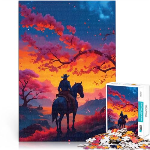Puzzle 2000 Teile für Erwachsene Spielzeug Lernspiele Stressabbau Sonnenuntergangslandschaften Gaming Heimdekoration70x100cm von AITEXI