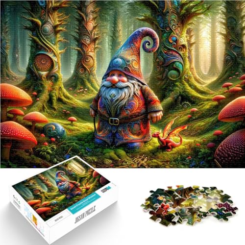 Puzzle 1000 Teile für Erwachsene Stressabbau Schwierige Herausforderung GNOME Fraktalwald Geeignet für die Schreibtischdekoration75x50cm Puzzle 1000 Teile für Erwachsene Stressabbau Schwierige Herausforderung GNOME Fraktalwald Geeignet für die Schreibtischdekoration75x50cm von AITEXI