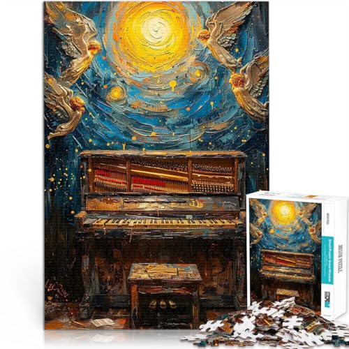 Puzzle 1000 Teile für Erwachsene Stressabbau-Spielzeug Spirituelle Klaviermalerei Geburtstagsgeschenk, Geschenke70x100cm von AITEXI