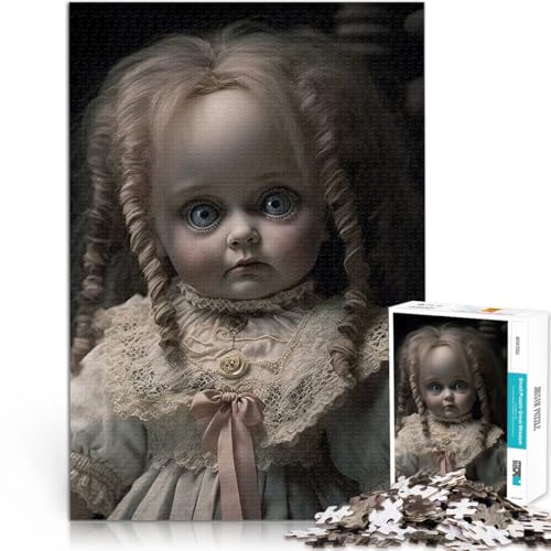 Puzzle 1000 Teile für Erwachsene Trainieren Sie Ihr Gehirn und Ihre Hände Gruselige Puppen Einzigartige Geburtstags- und Geschenkideen52x38cm Puzzle 1000 Teile für Erwachsene Trainieren Sie Ihr Gehirn und Ihre Hände Gruselige Puppen Einzigartige Geburtstags- und Geschenkideen52x38cm von AITEXI